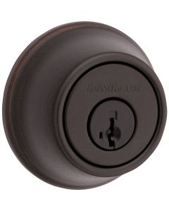 Kwikset 660 Single Cylinder Deadbolt with SmartKey, Venetian Bronze