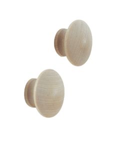 Amerock Everyday Heritage Wood 1-1/2 In. Cabinet Knob, (2-Pack)