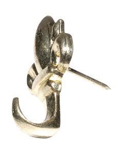 Hillman Anchor Wire Fleu-de-Lis Decorative Push Pin Hanger (3 Count)