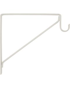 National White Shelf/Rod Bracket