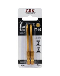 GRK 3 In. T10 Torx Impact Screwdriver Bit (2 Ct.)