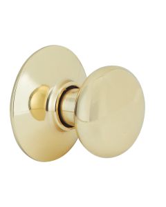 Schlage Plymouth Bright Brass Hall & Closet Door Knob