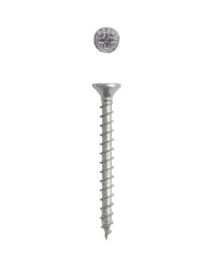 SPAX 10 x 2-1/2 In. Flat Head Unidrive (Combo Drive) Zinc (Interior) Wood Screw (12-Count)