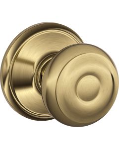 Schlage Georgian Antique Brass Hall & Closet Door Knob