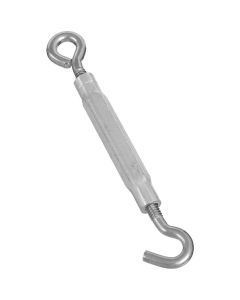 National 1/4 In. x 7-1/2 In. Stainless Steel Hook & Eye Turnbuckle