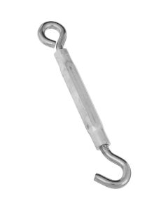 National 3/8 In. x 10-1/2 In. Stainless Steel Hook & Eye Turnbuckle