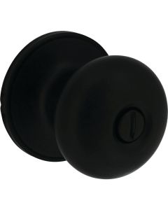 Steel Pro Matte Black 1/2 Round Privacy Knob