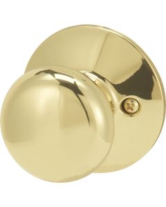 Schlage Bright Brass Plymouth Dummy Door Knob