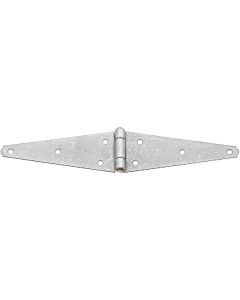 National 3-1/8 In. x 8 In. Galvanized Heavy-Duty Strap Hinge