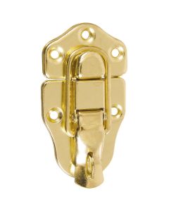 National Catalog V1849 Brass Finish Lockable Draw Catch