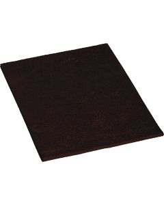 Do it 4-1/4 In. x 6 In. Brown Self Adhesive Felt Pads,3mm thick (2-Pack)