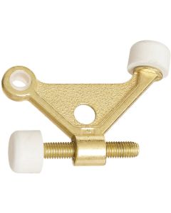 National Bright Brass Zinc Hinge Pin Door Stop