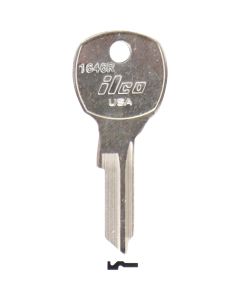 ILCO National Nickel Plated Mailbox Key, 1646R (10-Pack)