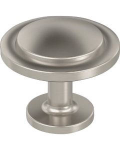 Amerock Loop 1.1875 In. Dia. Round Satin Nickel Knob