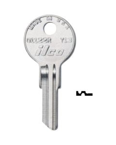 ILCO Key Blank For Yale Lockset, 01122R (10-Pack)