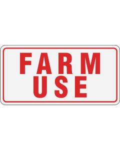 Hy-Ko Plastic Farm Use Sign