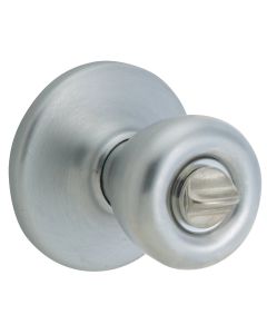 Kwikset Tylo Satin Chrome Bed & Bath Door Knob