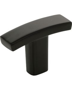 Elements Thatcher 1-1/2 In. Length Matte Black Bar Knob