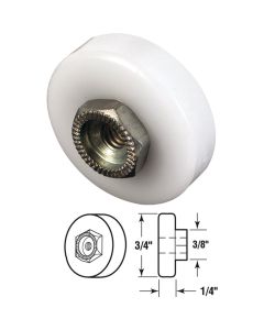 Prime-Line 3/4 In. X 3/8 In. Flat Shower Door Roller (2-Count)