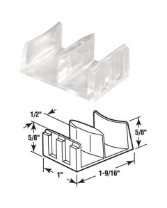 Prime-Line Nylon Shower Door Bottom Guide (2-Count)