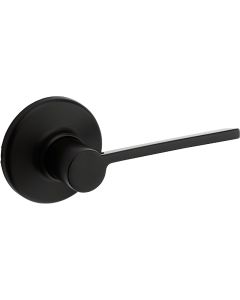 Kwikset Ladera Bed/Bath Lever, Matte Black