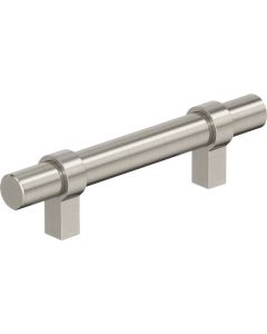 Amerock Everyday Basics Central 3 In. Satin Nickel Cabinet Pull