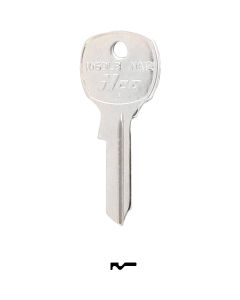 ILCO National Nickel Plated File Cabinet Key, NA12/1069LB (10-Pack)