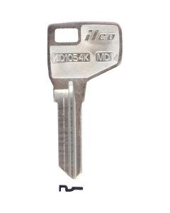 ILCO Master Nickel Plated Padlock Key, MD17 / MD1054K (10-Pack)