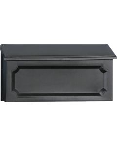 Gibraltar Windsor Black Horizontal Wall Mount Mailbox