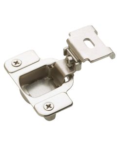 Amerock Matrix Nickel 1-1/4 In. European Self-Closing Concealed Hinge, (2-Pack)