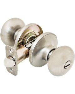 Dexter Satin Nickel Bed & Bath Door Knob