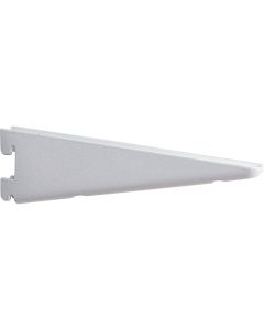 Knape & Vogt 182 Series 10-1/2 In. White Steel Heavy-Duty Double-Slot Shelf Bracket