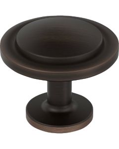 Amerock Loop 1.1875 In. Dia. Round Oil Rubbed Bronze Knob