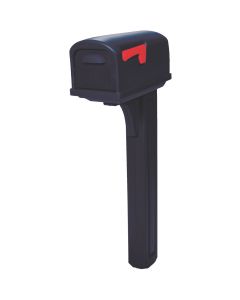 Gibraltar Classic Black Mailbox & Post