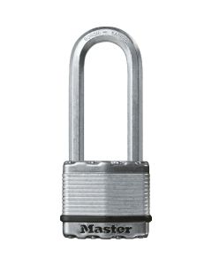 Master Lock Magnum 2 In. W. Dual-Armor Keyed Alike Padlock with 2-1/2 In. L. Shackle