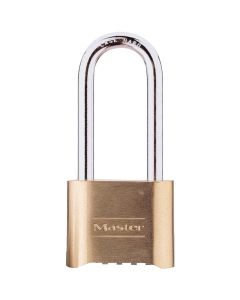 Master Lock 2 In. Zinc Die-Cast Copper Color Resettable Combination Padlock