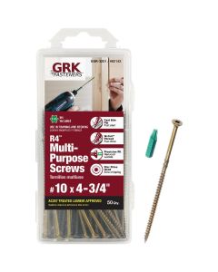 GRK R4 #10 x 4-3/4 In. Star Drive Multi-Purpose Wood Screws (50 Ct.)