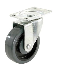 Shepherd 4 In. Medium-Heavy-Duty Polypropylene Swivel Plate Caster