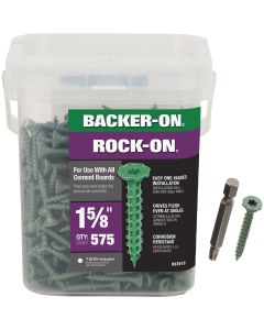 Backer-On Rock-On #9 x 1-5/8 In. Star Drive Cement Board Screws (575 Ct.)