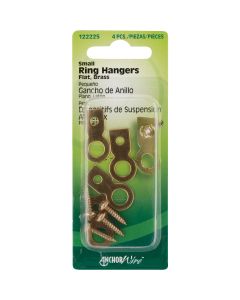 Hillman Anchor Wire Small Flat Ring Hangers (4 Count)