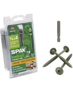 Spax PowerLags 5/16 In. x 4 In. Washer Head Exterior Structure Screw (12 Ct.)