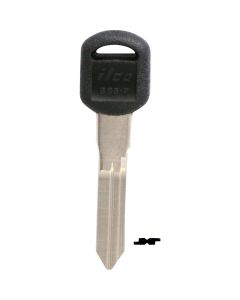 ILCO GM Nickel Plated Automotive Key, B86-P / B86P (5-Pack)