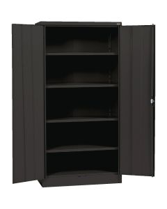 Edsal 4-Shelf Black Storage Cabinet