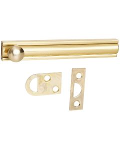 National Gallery Series 4 In. Polished Brass Door Surface Bolt