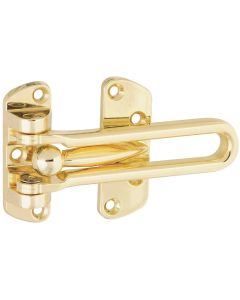 National Polished Brass Decorative Door Security Guard