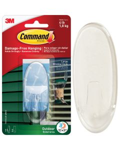 Command Large Adhesive Outdoor Window Hook