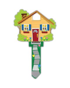 Lucky Line House Design Decorative House Key, KW11