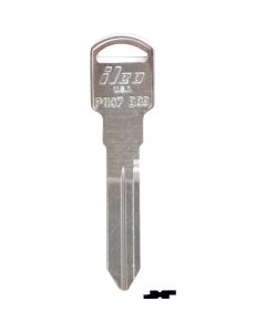 ILCO GM Nickel Plated Automotive Key, B89 / P1107 (10-Pack)