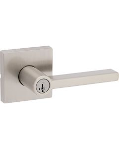 Kwikset Signature SmartKey Halifax Satin Nickel Entry Lockset