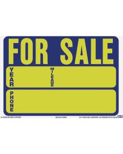 Hy-Ko Auto For Sale Static Cling Sign